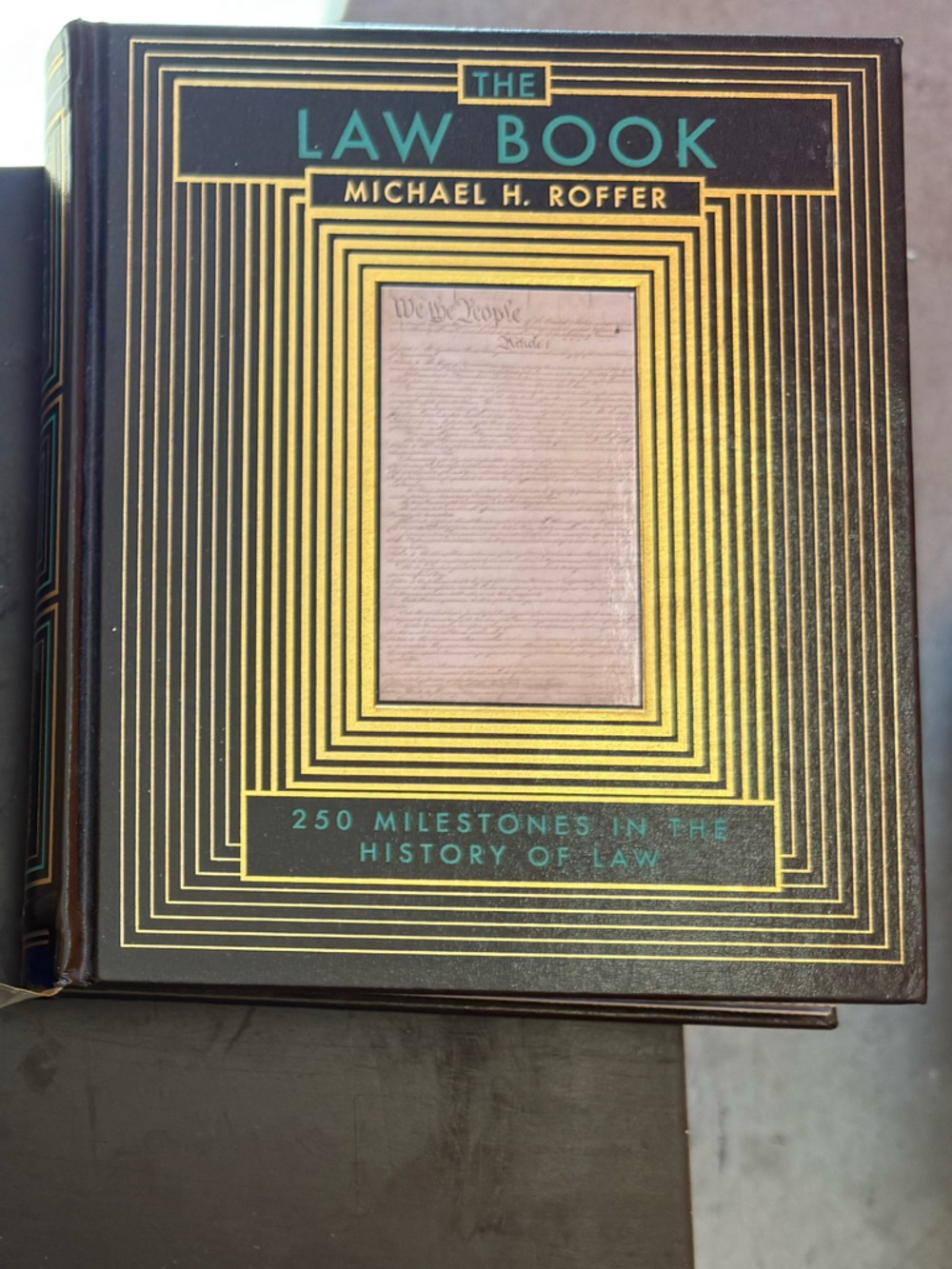 The Law Book by Michael H. Roffer - Decorative Gold & Black Hardcover